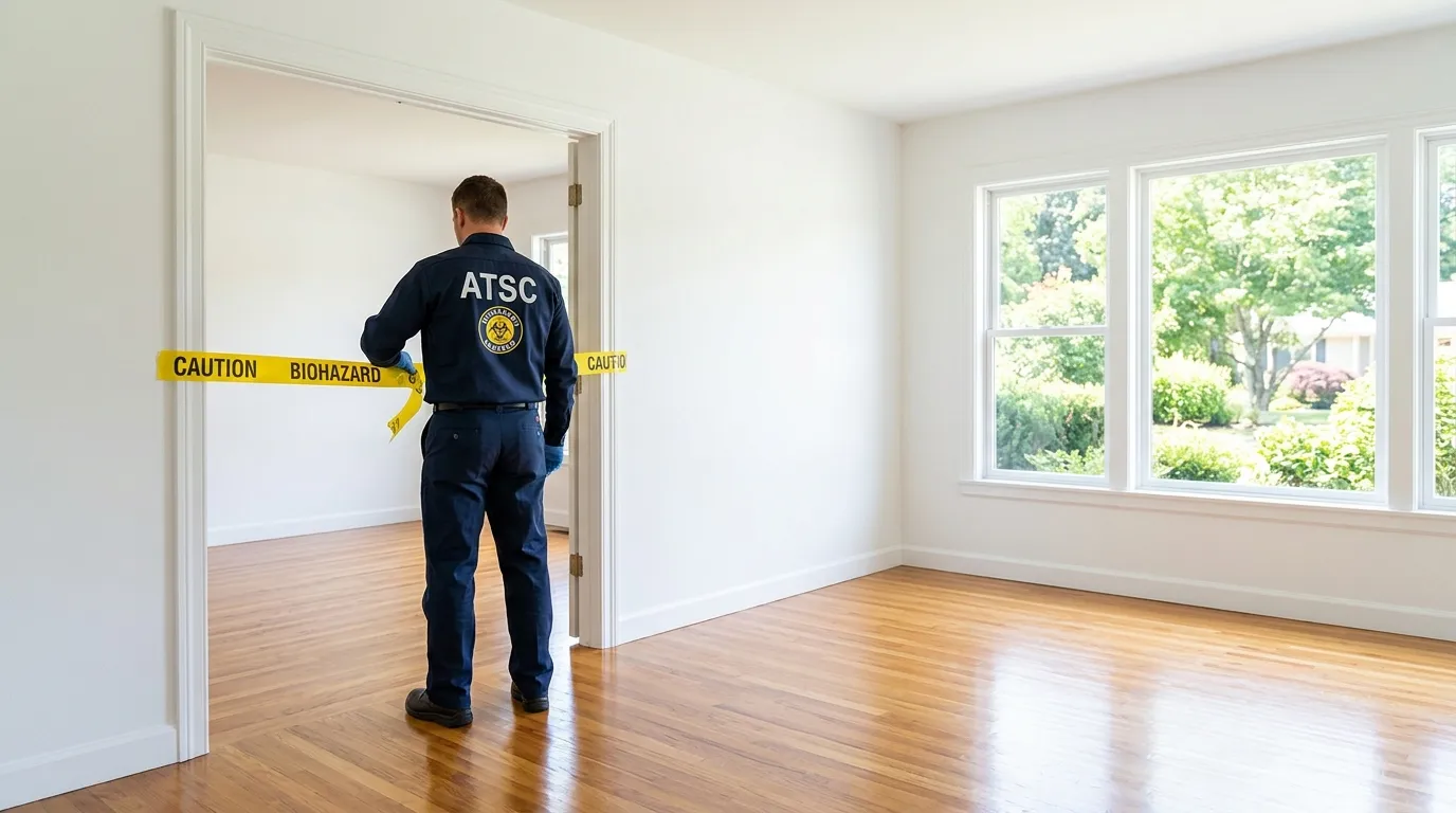 Certified biohazard cleanup crew performing Crime Scene Cleanup in Gilroy